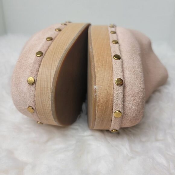 J.Crew Dakota Women's Studded Clogs Size 11  Mauve Blush BJ797 Shoes Like New - Picture 11 of 11